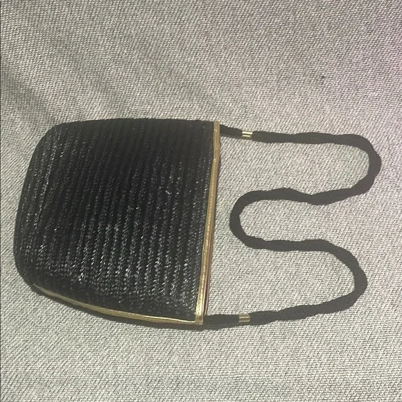 Worthington Black and Gold Geometric Shoulder Bag - Picture 6 of 14